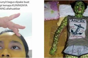 20 Tingkah laku absurd orang perawatan pakai masker wajah, kocak