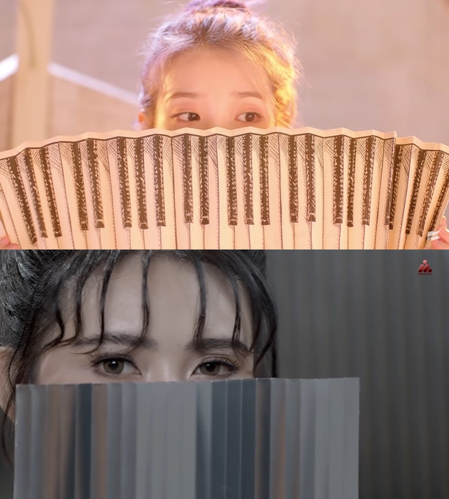 10 Potret kemiripan adegan di video klip Via Vallen dan IU