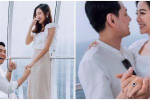 10 Gaya prewedding Danita eks girlband Princess, ala drama Korea