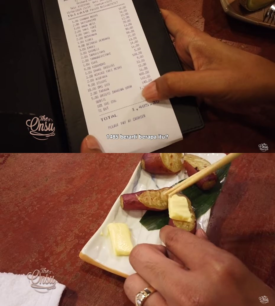 Momen 6 seleb cicipi kuliner harga selangit, bikin melongo