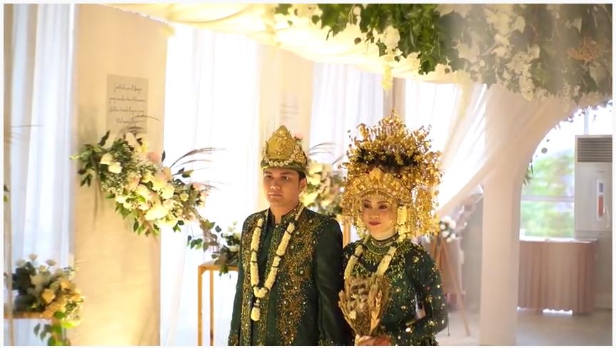 8 Momen pernikahan Aldi Taher & Salsabillih, maharnya emas 50 gram