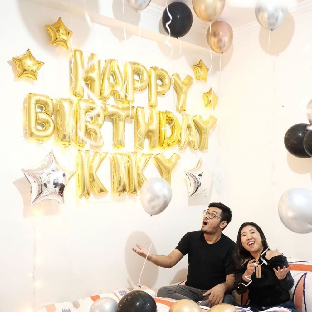 10 Momen ulang tahun Kiky Saputri, dapat kejutan super romantis