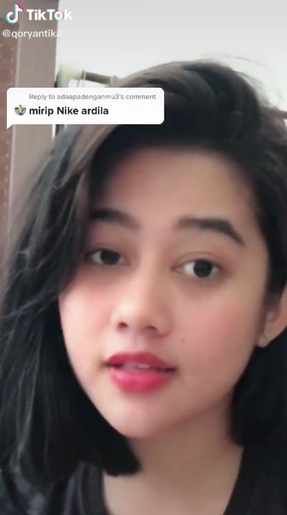 10 Pesona Qory Antika, seleb TikTok yang disebut mirip Nike Ardilla