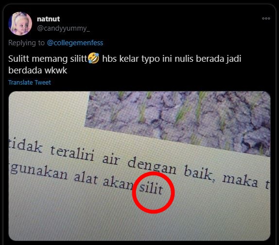 11 Typo lucu di tugas mahasiswa ini bikin dosen mikir keras
