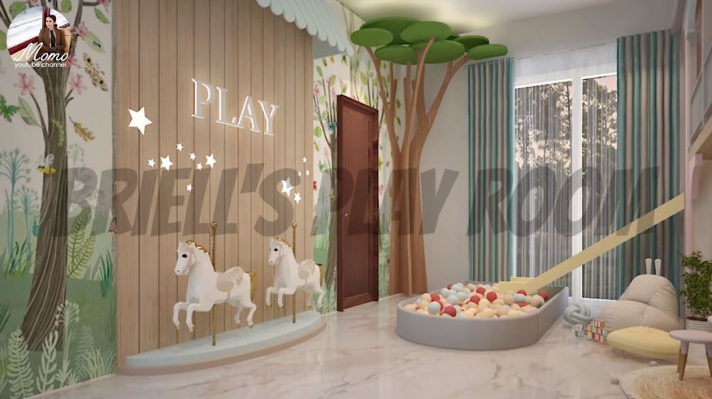 7 Potret desain ruang bermain anak Momo, wahananya bikin melongo