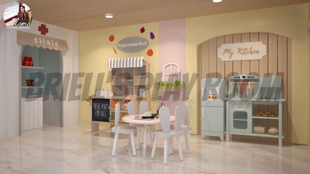7 Potret desain ruang bermain anak Momo, wahananya bikin melongo