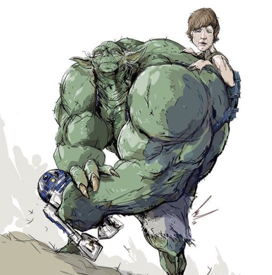 10 Potret absurd superhero diedit bak Hulk, auto geleng-geleng
