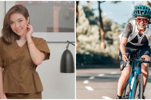 10 Pesona Gisel saat bersepeda road bike, gayanya curi perhatian