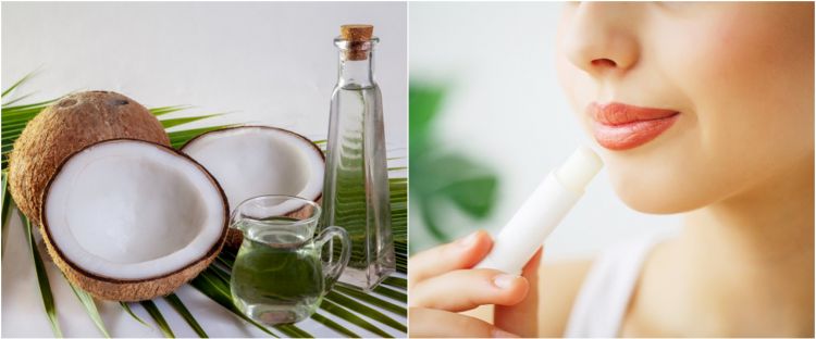10 Cara  membuat  pelembap bibir dari minyak  kelapa dan 