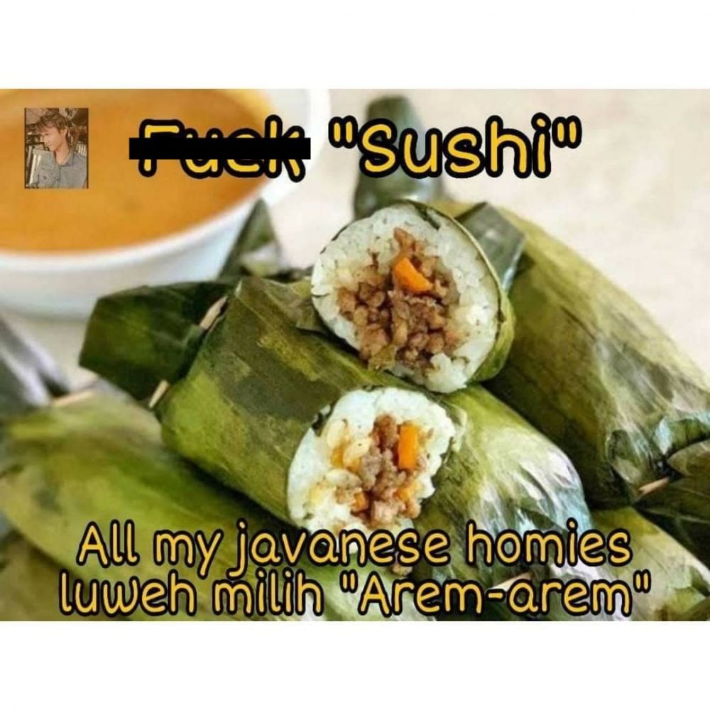 10 Meme makanan kekinian terinspirasi dari makanan tradisional, kocak