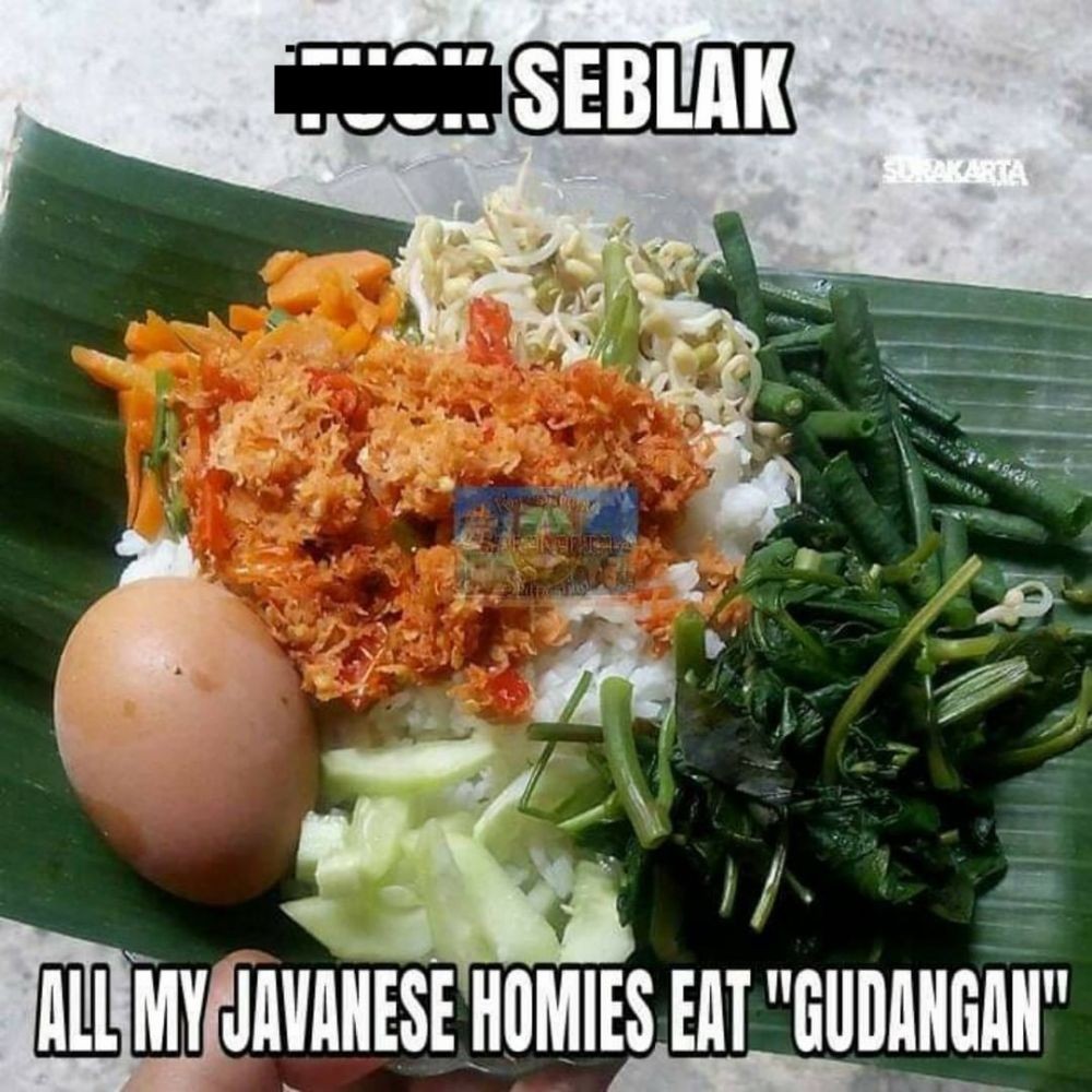 10 Meme makanan kekinian terinspirasi dari makanan tradisional, kocak