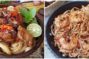10 Resep kreasi fettucini, lezat, praktis, dan antiribet