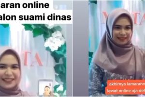 Kekasih tak bisa pulang, wanita ini dilamar secara virtual