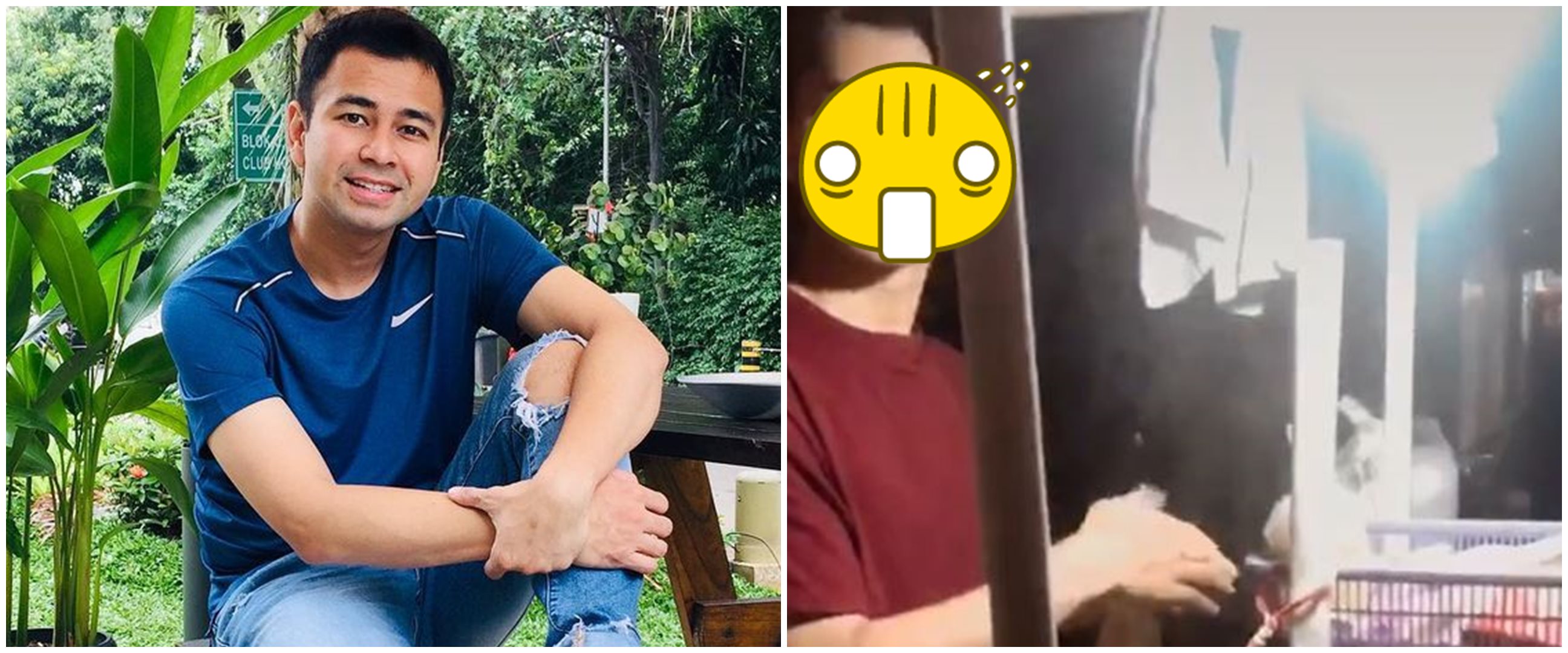 Potret penjual bakso mirip Raffi Ahmad, bikin pembeli salah tingkah