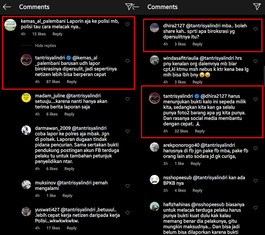 Sepeda ayahnya yang penuh kenangan dicuri, ini curhat Tantri Kotak