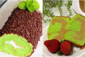 8 Resep bolu pandan ala rumahan, enak, empuk, dan lembut