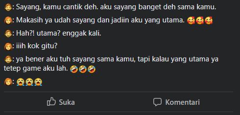 10 Status Facebook nggak jadi gombal ala gamers, gagal romantis