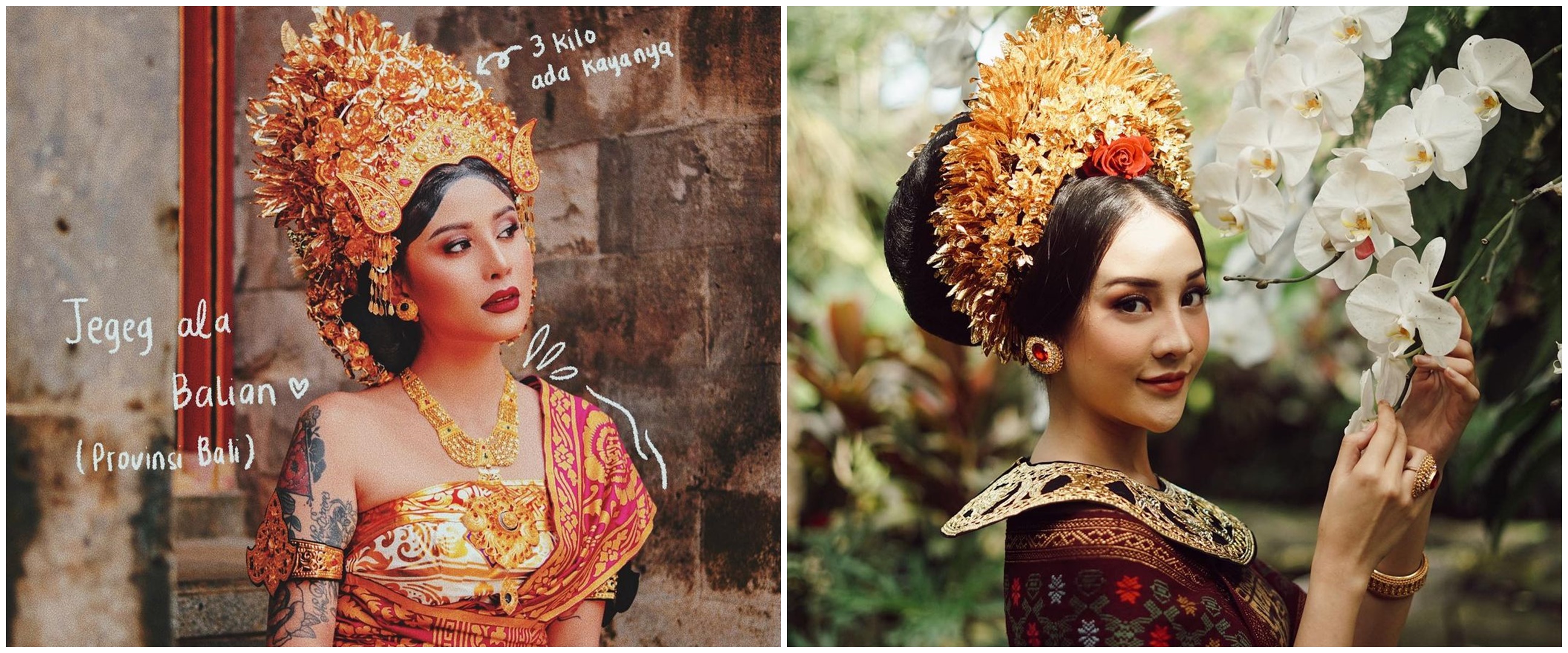 Pesona 5 selebgram pakai baju adat Bali ini curi perhatian