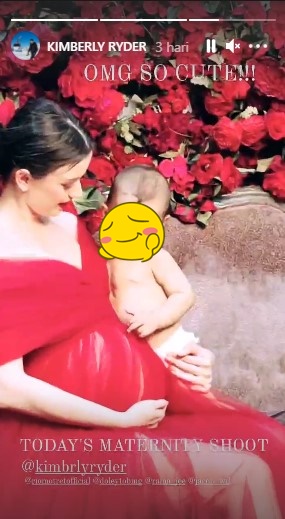 Hamil anak kedua, ini 9 pemotretan maternity Kimberly Ryder