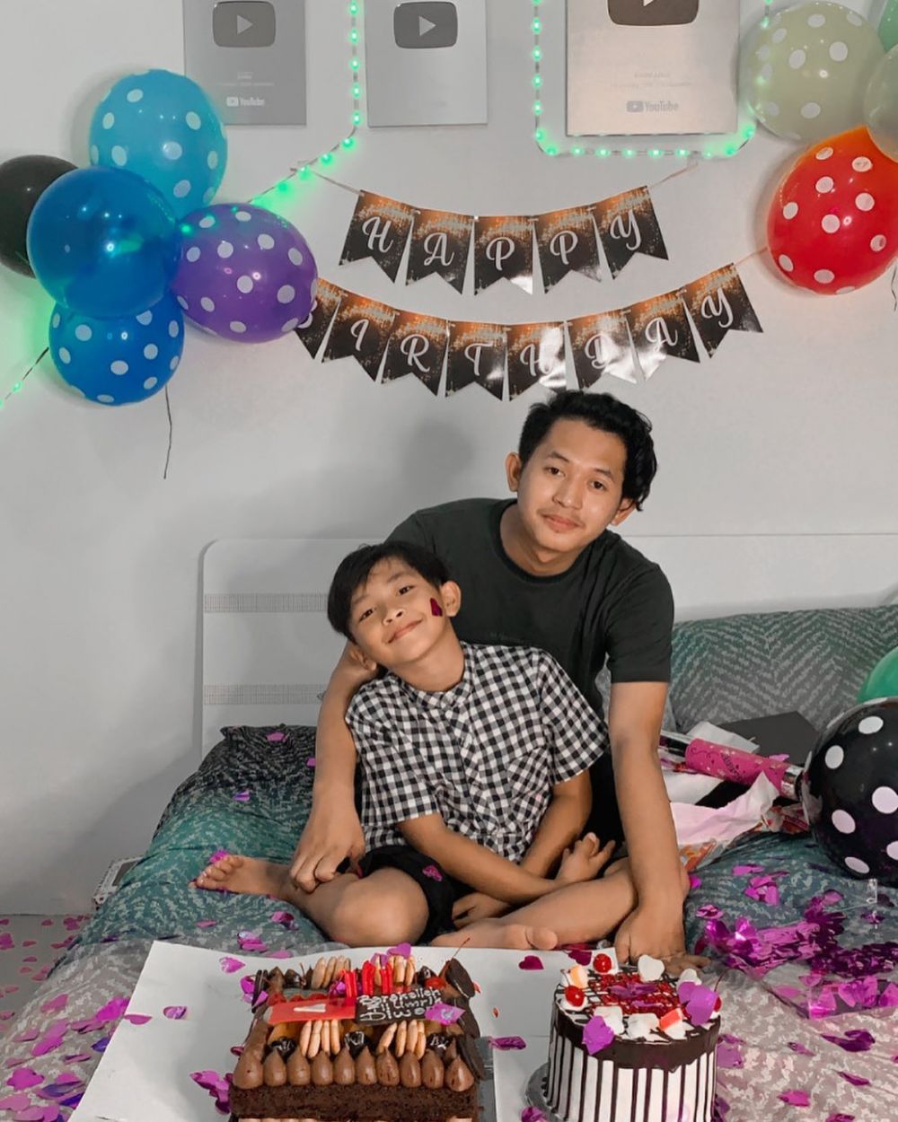 10 Potret terbaru Diwan, YouTuber cilik yang viral beli ikan cupang 