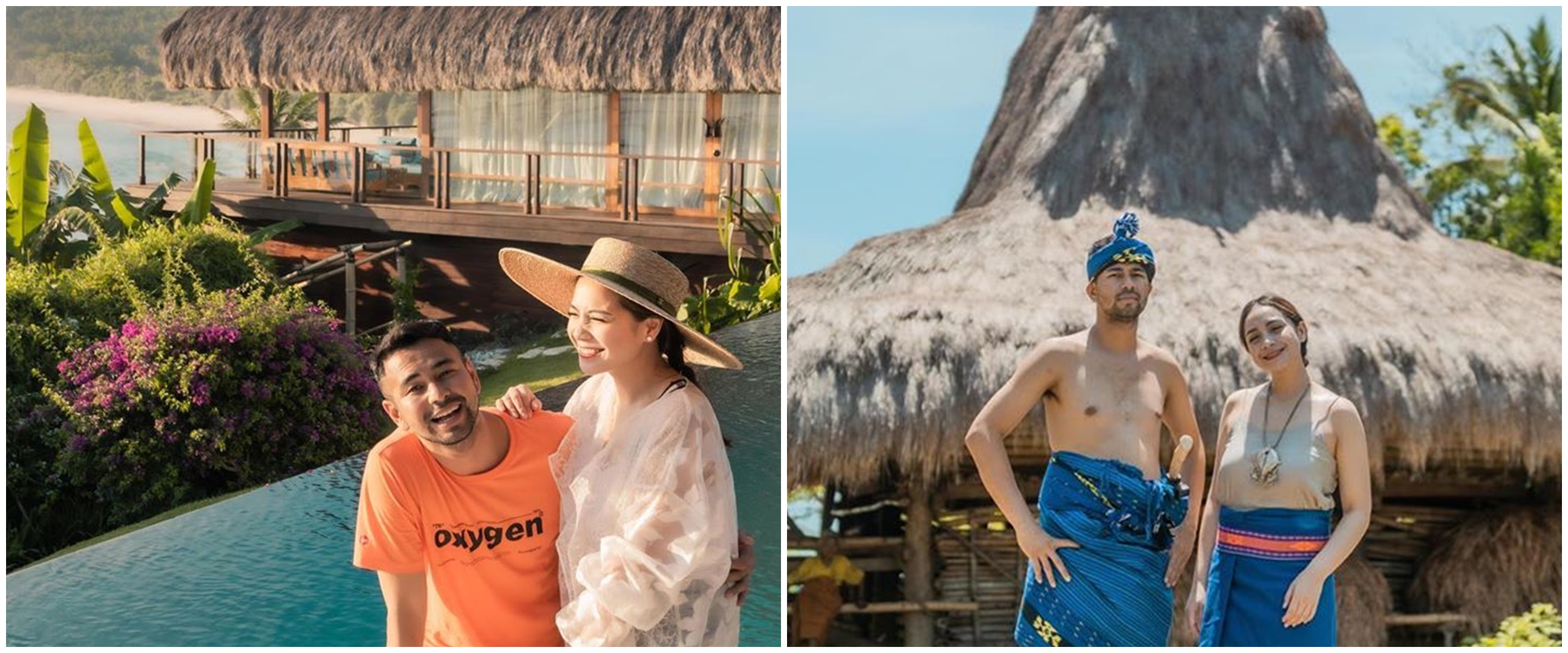 10 Momen liburan Raffi Ahmad dan Nagita di Sumba, belajar menenun kain