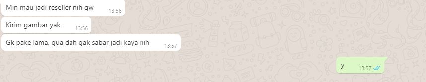 10 Chat absurd pengin jadi reseller, bikin gagal paham