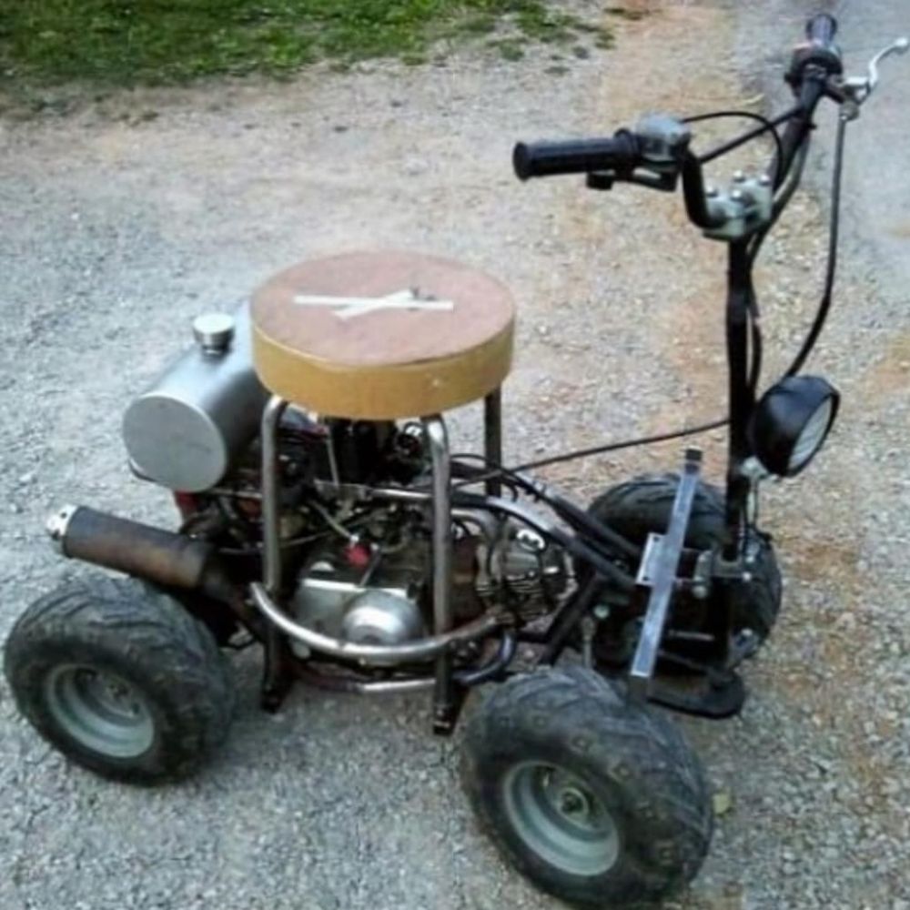 10 Modifikasi sepeda jadi motor ini desainnya unik abis