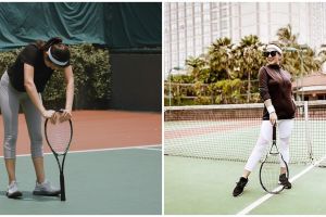 Gaya 7 seleb cantik saat main tenis, Syahrini terlihat cetar