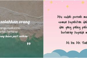 45 Kata-kata bijak jangan terlalu berharap, terbaik dan penuh makna