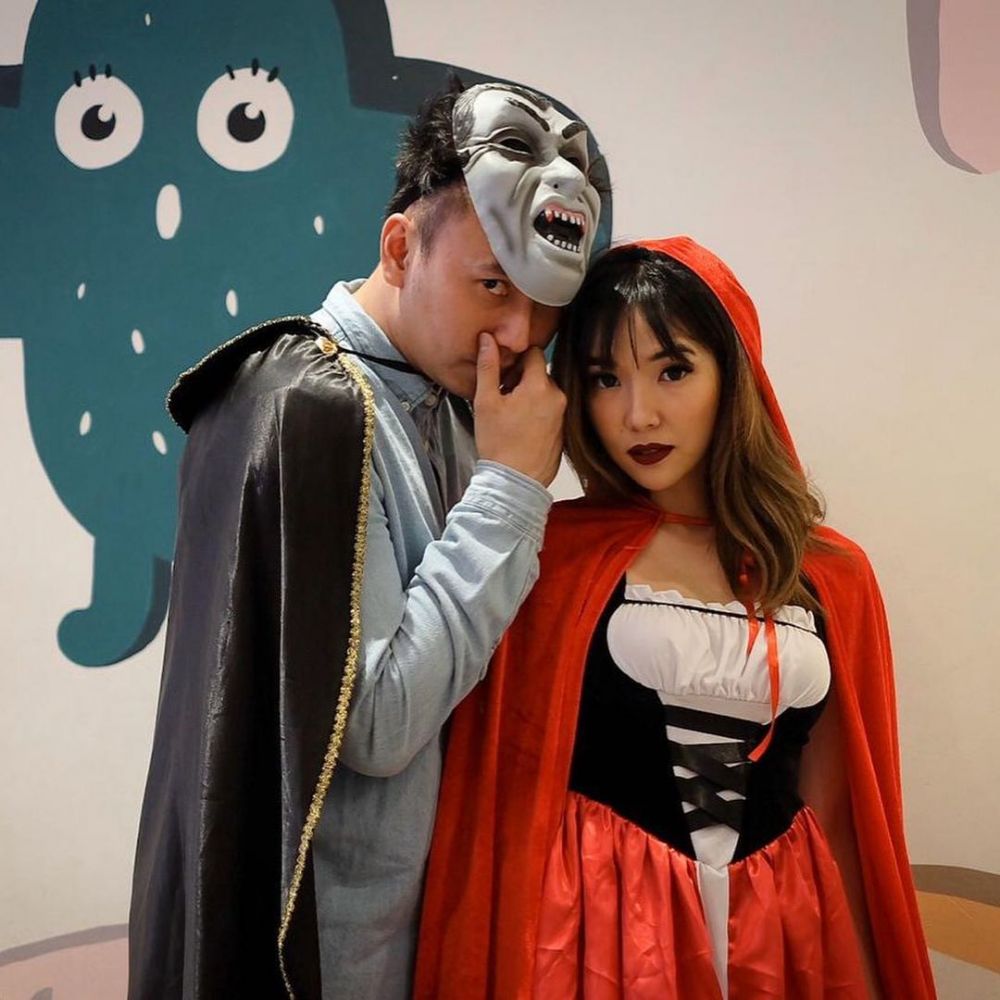 10 Pesona Gisella Anastasia dengan makeup tebal