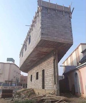 10 Potret pondasi bangunan ini absurdnya bikin gagal paham