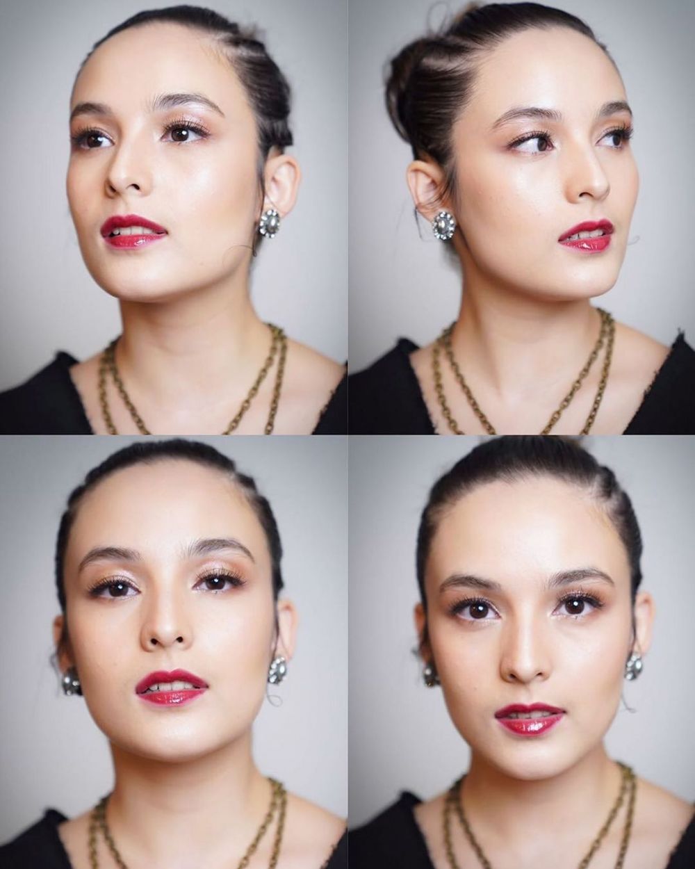 Biasa tampil natural, ini 10 potret Chelsea Islan bermakeup tebal