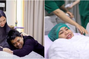 10 Momen Oki Setiana Dewi melahirkan anak ke-4, penuh haru