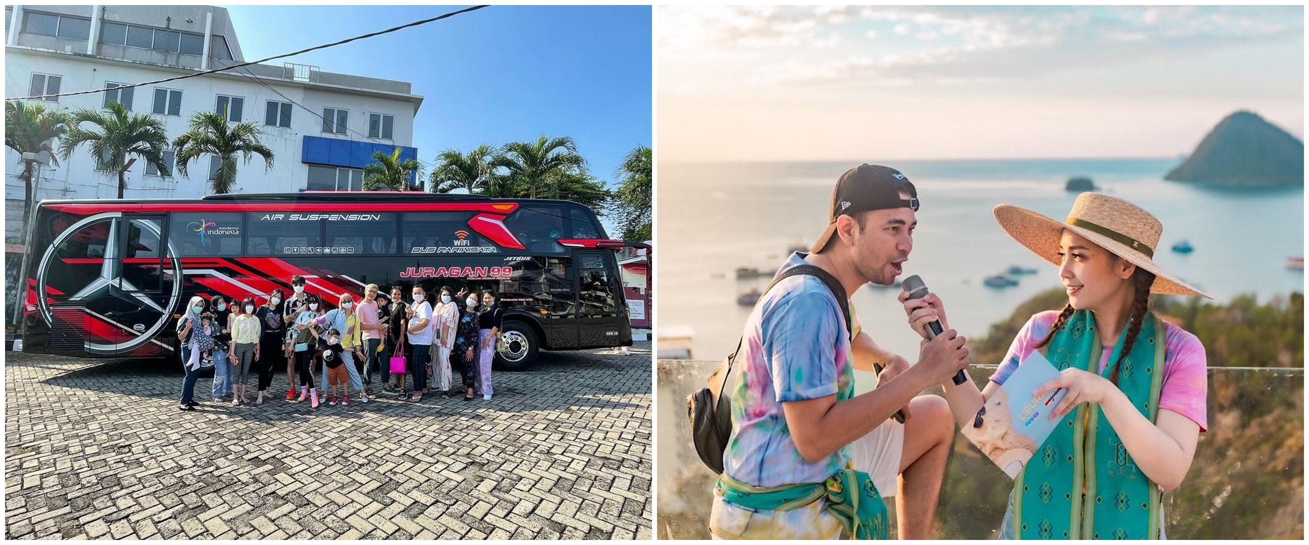 6 Seleb ini pilih liburan dengan bus, ada yang miliki fasilitas mewah