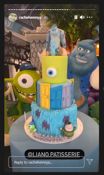 8 Momen ultah Chava anak Rachel Vennya, bertema Monsters University