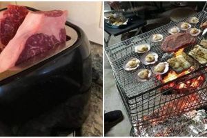 10 Potret absurd orang bakar daging ini bikin geleng kepala