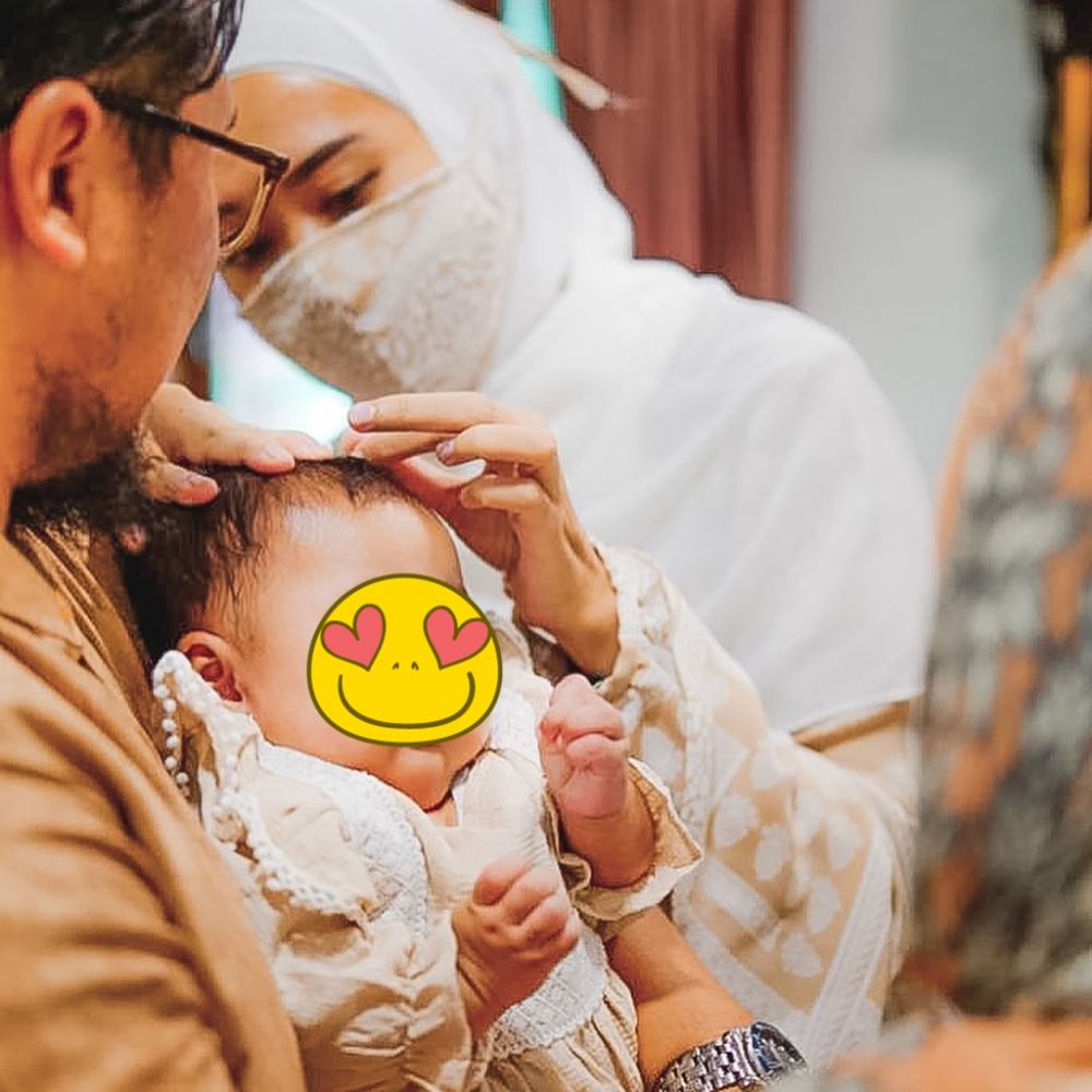 10 Momen akikah baby Rumi putri Dian Pelangi, dekorasinya unik