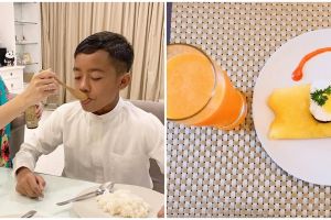 Intip 8 potret menu sarapan seleb Tanah Air, sederhana dan sehat
