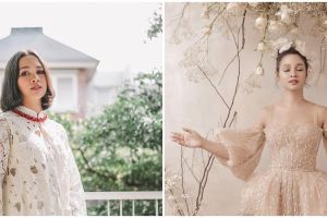 10 Gaya pemotretan Andien Aisyah bertema floral, anggun memukau