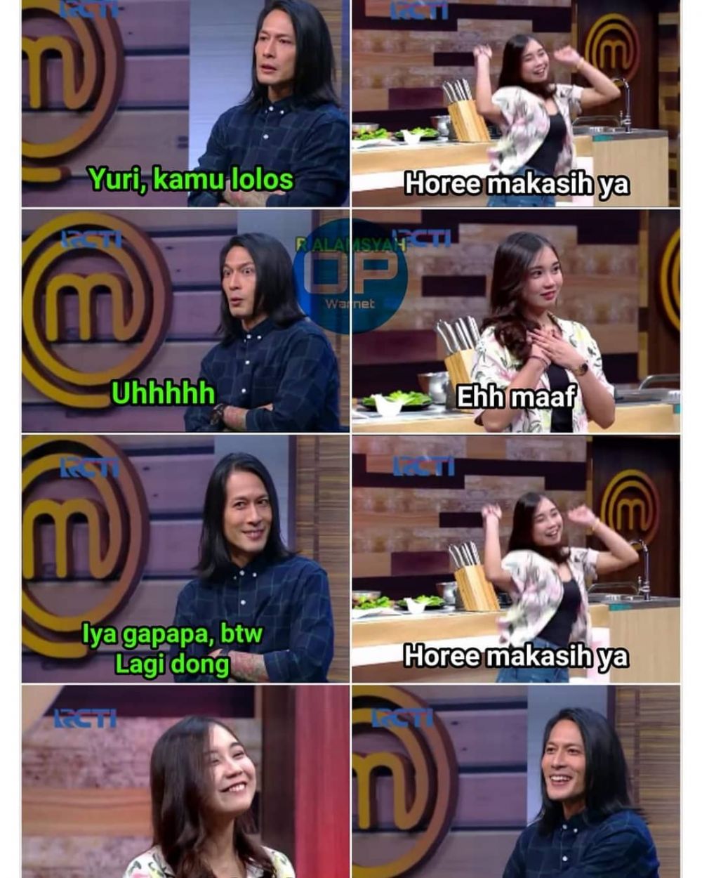 12 Meme lucu gombalan Chef Juna di Masterchef Season 7, bikin geli