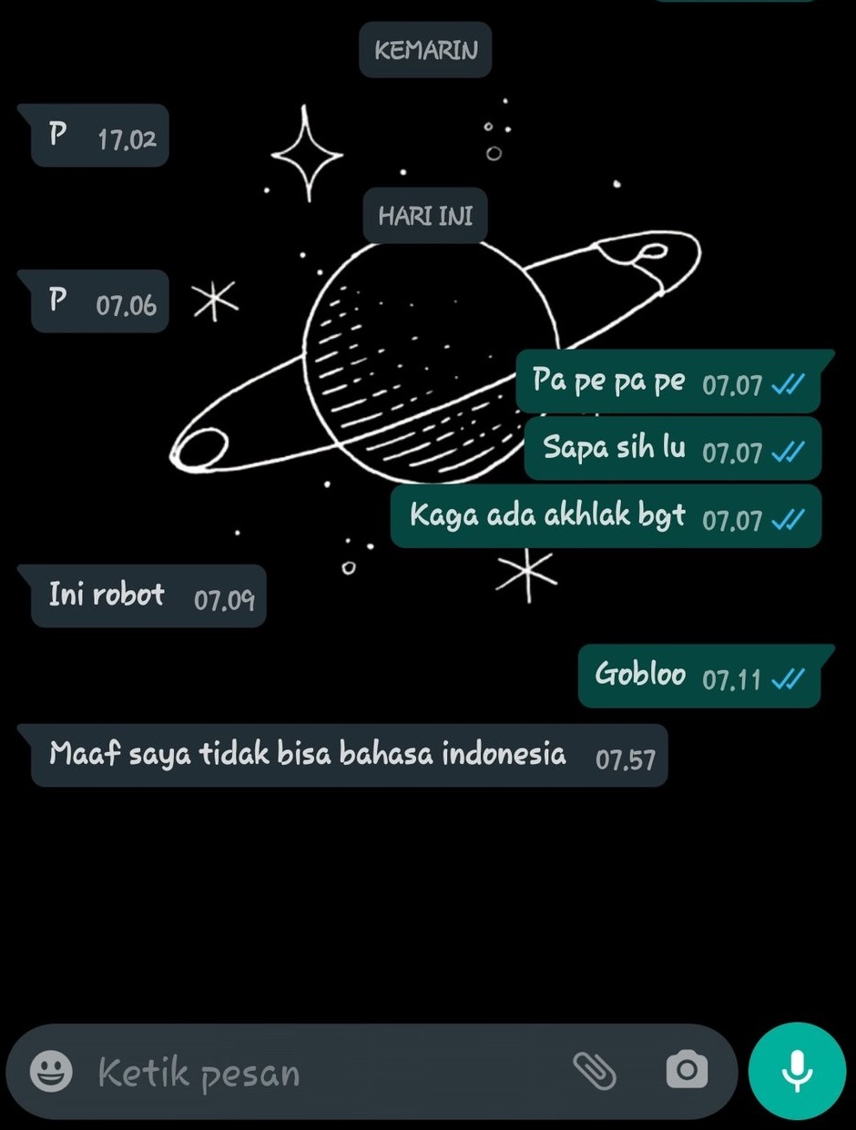 10 Balasan chat orang ngajak kenalan, lucunya nggak jelas banget