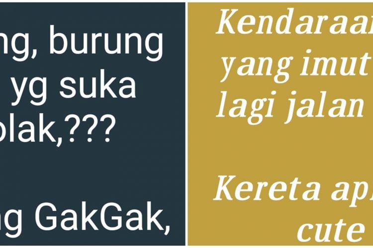 20 Tebak Tebakan Di Status Whatsapp Ini Bikin Kamu Ketawa Receh 20 Tebak Tebakan Di Status Whatsapp Ini Bikin Kamu Ketawa Receh