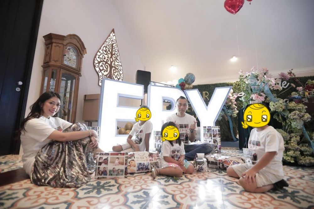 10 Momen ulang tahun Ibas Yudhoyono ke-40, dekorasinya kece