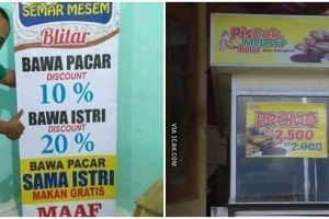 13 Tulisan harga promosi jualan ini bikin pembeli mikir keras