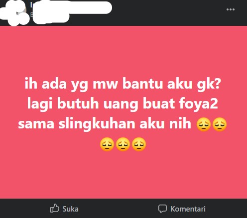 10 Status FB lucu orang butuh uang, bikin yang baca mikir dua kali