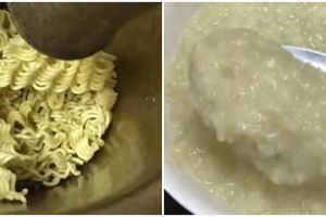 Viral orang masak mi instan jadi bubur, warganet sebut 'aliran' baru