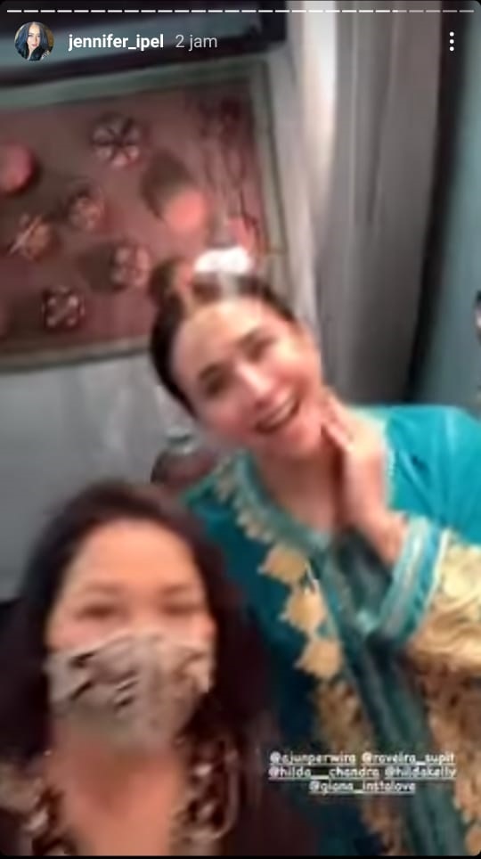 8 Momen Jennifer Jill rayakan ultah ipar, gayanya disorot