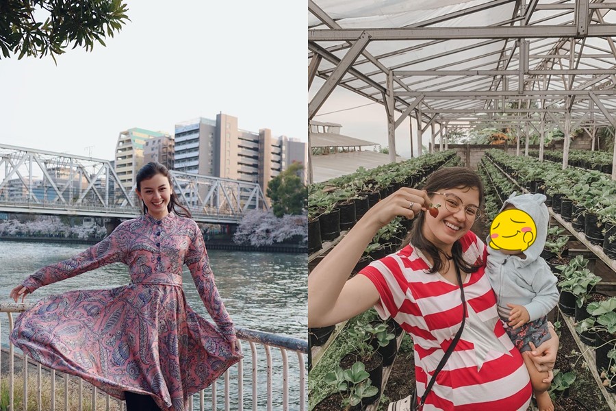 Potret 7 seleb sebelum dan saat hamil, pesonanya nggak luntur