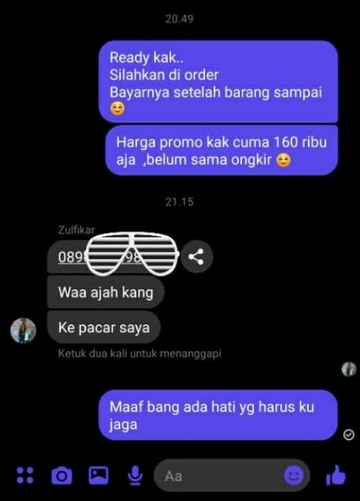 15 Balasan chat dari penjual online shop ini endingnya kocak