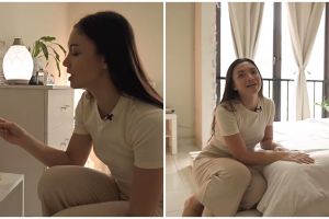 10 Potret kamar Angela Gilsha, minimalis dan banyak tanaman hijau